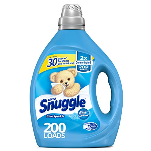 Product Cover Snuggle Liquid Fabric Softener, 2X Concentrated, Blue Sparkle, 200 Loads, 80 fl. oz.