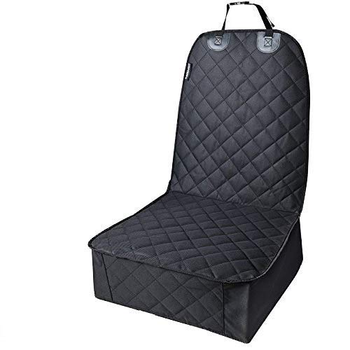 Product Cover MOA Pet Front Seat Cover for Cars Nonslip Rubber Backing with Anchors, Quilted, Padded, Durable Pet Seat Covers for Cars, Trucks & SUVs