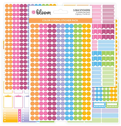 Product Cover bloom daily planners Color Coding Planner Stickers - 1/4