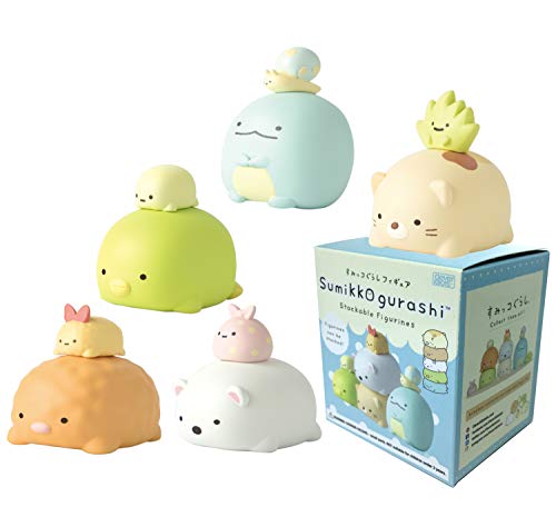Product Cover CLEVER IDIOTS INC SAN-X Sumikkogurashi Stackable Figurines - Blind Box Includes 1 of 5 Collectable Figurines - Fun, Silly, Versatile Decoration - Authentic Japanese Design