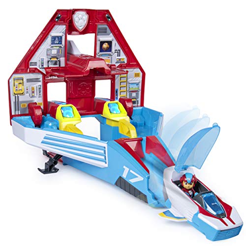 Product Cover Paw Patrol, Super Paws, 2-in-1 Transforming Mighty Pups Jet Command Center with Lights and Sounds
