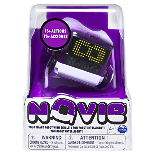 Product Cover Novie, Interactive Smart Robot for Kids with Over 75 Actions & Learns 12 Tricks, Purple