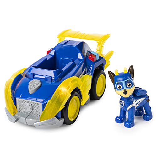 Product Cover Paw Patrol, Mighty Pups Super Paws Chase's Deluxe Vehicle with Lights & Sounds