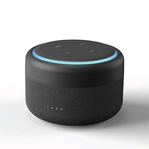 Product Cover i-box Battery Base for Echo Dot 3rd Generation, Wireless Charger for Echo Dot 3rd Gen with 12 Hours of Playtime (Echo Dot not Included)