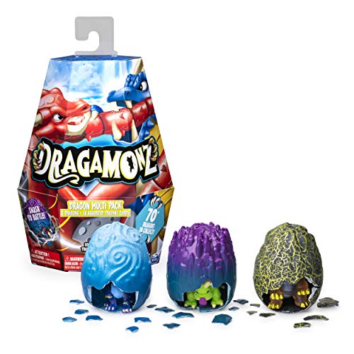 Product Cover Dragamonz, Dragon Multi 3-Pack, Collectible Figure and Trading Card Game, for Kids Aged 5 and Up