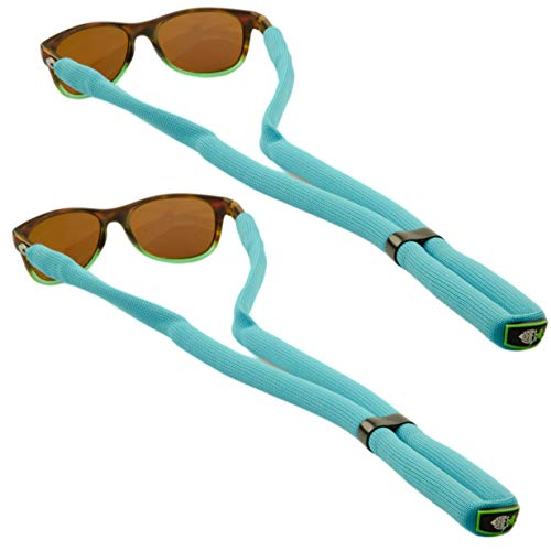 Product Cover DriftFish Floating Sunglass Strap | Float Your Eyeglasses and Sunglasses| Glasses Float Adjustable Eyewear Retainer | Includes 2 Floatable Lanyards, Blue