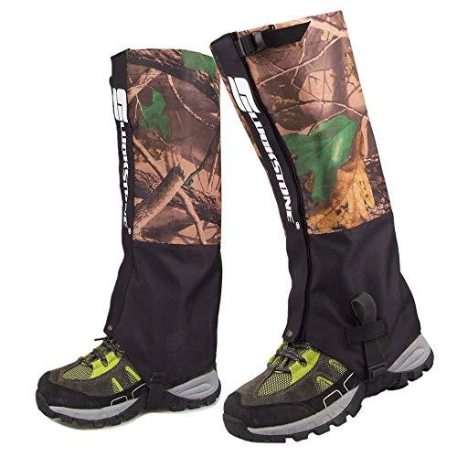 Product Cover TANDC Outdoor Waterproof Leg Gaiters Camo Breathable Camouflage for Hiking Climbing Hunting Snow Ski Boot Gaiters Guard Legging Leg Cover Wraps