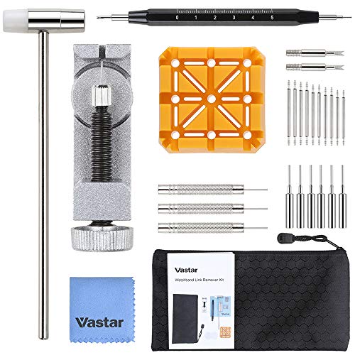 Product Cover Vastar Watchband Link Remover Tool - Watch Repair Kit, 29 Pieces Watch Link Remover Kit