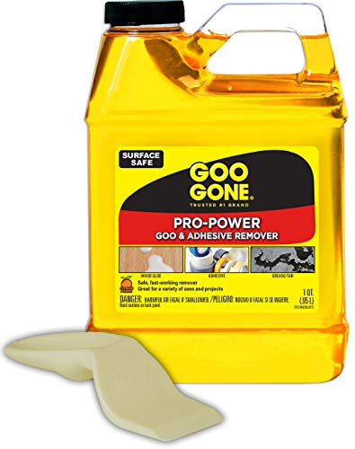 Product Cover Goo Gone Pro-Power - 32 Ounce and Sticker Lifter - Professional Strength Adhesive Remover, Removes Stickers, Tape, Grease and More