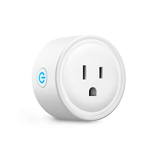 Product Cover Smart Plug No Hub Required - Aoycocr Mini Outlet with Schedule/Timer Function, Remote Control Your Appliances(10 Amp) from Anywhere, work with Alexa, Google Home & IFTTT - 2.4GHz Smart Life Plug