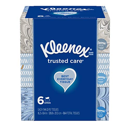 Product Cover Kleenex Trusted Care Everyday Facial Tissues