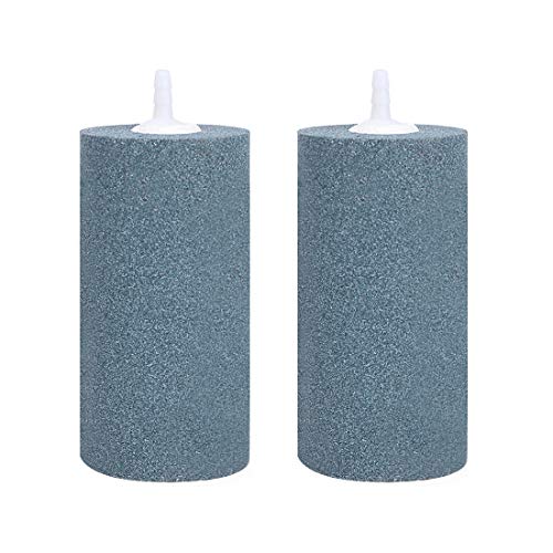 Product Cover VIVOHOME Air Stones 4 x 2 Inch, Cylinder Airstones Diffuser for Aquarium Fish Tank Hydroponics Pump, Pack of 2