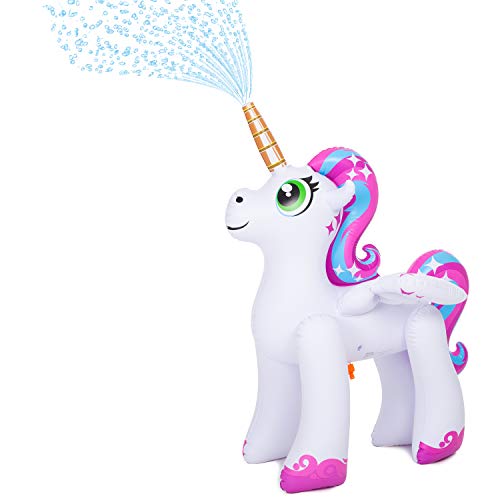 Product Cover JOYIN Inflatable Unicorn Yard Sprinkler, Alicorn/ Pegasus Lawn Sprinkler for Kids (4 Feet)