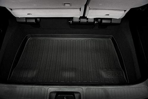 Product Cover 3W Cargo Liner for Honda Odyssey 2018 2019 2020 - All Weather Custom Fit TPE Trunk Tray Mat, Black