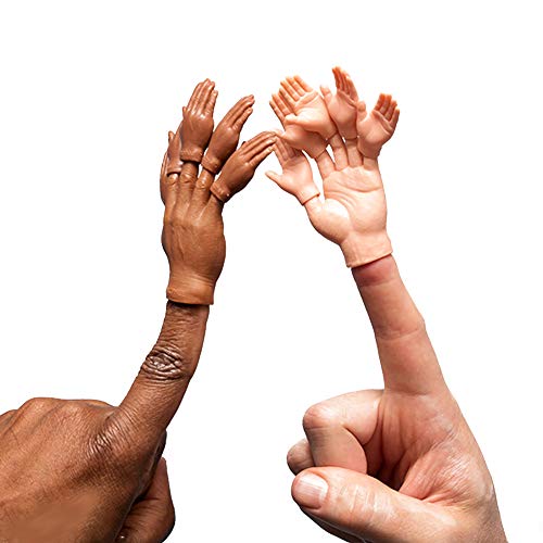 Product Cover ACC Set of Ten Rubber Finger Hands for Two Finger Hands Mini Puppets