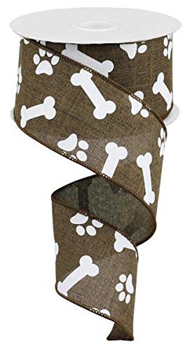 Product Cover Brown White Dog Paw Print 2.5