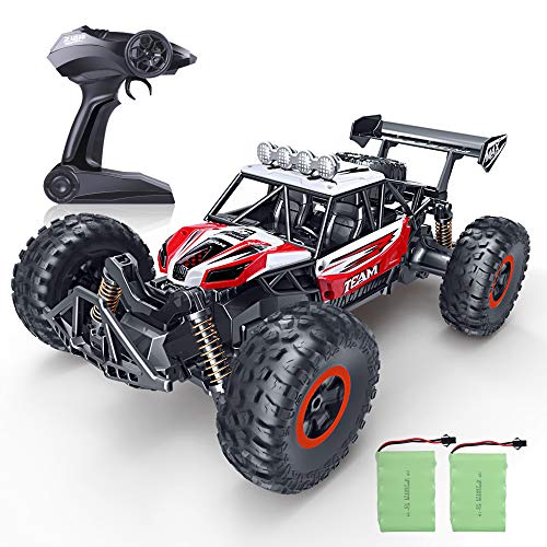 Product Cover RC Car, SPESXFUN 2019 Updated 1/16 Scale High Speed Remote Control Car, 2.4Ghz Off Road RC Trucks with Two Rechargeable Batteries, Electric Toy Car for All Adults & Kids