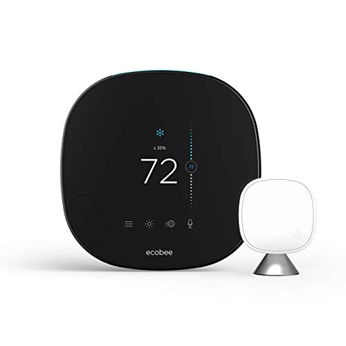 Product Cover ecobee SmartThermostat with Voice Control, Black