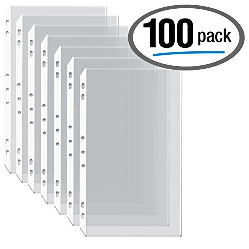 Product Cover 100/Box Legal Size Clear Heavyweight Poly Sheet Protectors, by Gold Seal, 8.5