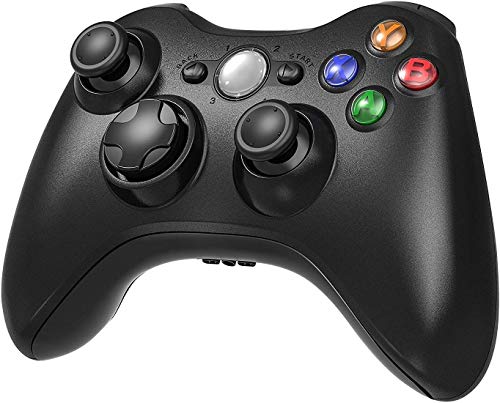 Product Cover Wireless Controller for Xbox 360,Etpark Xbox 360 Joystick Wireless Game Controller for Microsoft Xbox & Slim 360 PC Windows 7,8,10 (Black)