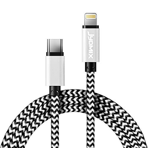 Product Cover JYDMIX USB C to Lightning Cable 3FT [Apple MFi Certified] Nylon Braided Compatible with iPhone 11/11Pro/ X/XS/XR/XS Max / 8/8 Plus, Support Power Delivery by Type C Charger