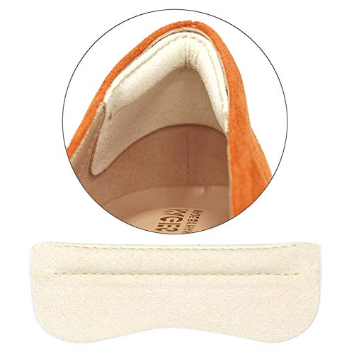 Product Cover High Heel Grip for Women/Men, Heel Sticker for Shoes Too Big, Shoes Filler Heel Liner for Leather Shoes.6Pieces (Beige) (Beige)