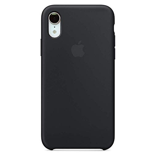 Product Cover iPhone iPhone XR Liquid Silicone Case Fits iPhone XR (6.1 inch), Gel Rubber Protection Shockproof Cover Case with Soft Microfiber Cloth Lining Cushion (Black)