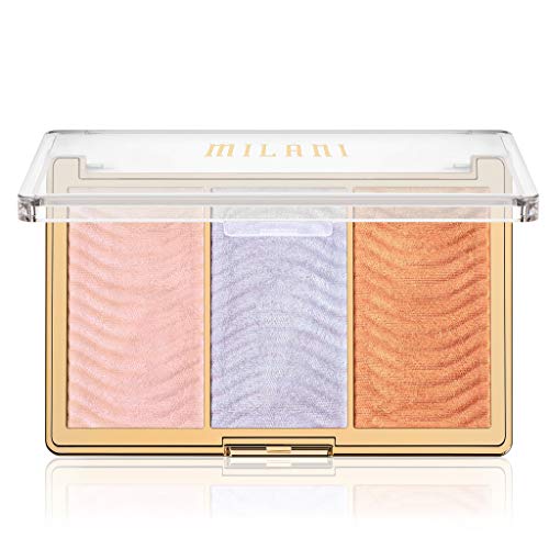 Product Cover Milani Stellar Lights Highlighter Palette (0.42 Ounce) 3 Vegan, Cruelty-Free Face Powders that Contour & Highlight for a Glowing Look