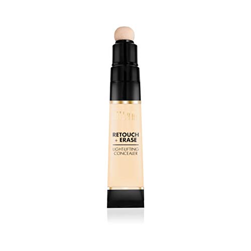 Product Cover Milani Retouch + Erase Light-Lifting Concealer (0.24 Ounce) Cruelty-Free Liquid Concealer with Cushion Applicator Tip to Cover Dark Circles, Blemishes & Skin Imperfections