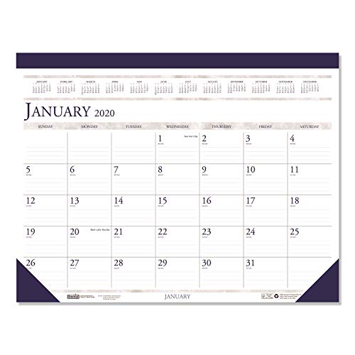 Product Cover House of Doolittle 2020 Monthly Desk Pad Calendar, Classic, 22 x 17 Inches, January - December (HOD150-20)