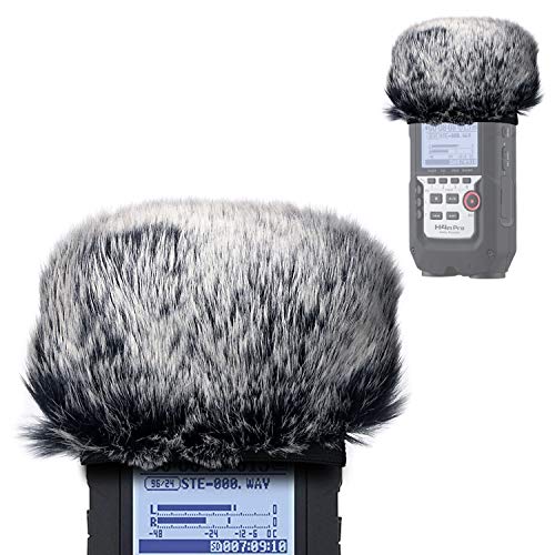 Product Cover Furry Outdoor Microphone Windscreen Muff for Zoom H4N Pro Portable Digital Recorders, Zoom Mic Windscreen Fur Windshield Dead Cat Wind Cover Pop Filter by YOUSHARES