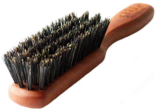 Product Cover SHASH The Original 100% Boar Bristle Beard Brush, Made in Germany Since 1920 - Naturally Conditions, Smooths and Softens Beard, Eases Itch and Irritation, Supports Healthy Growth