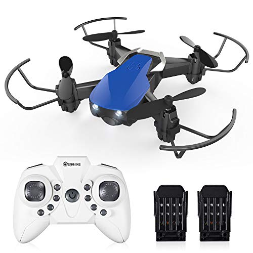 Product Cover Mini Drones for Kids and Adults, EACHINE E61H Macro Drone RC Nano Quadcopter with Auto Hover for Beginners, Extra Batteries, 15 mins Long Flight Time, One Key Take Off/Landing,Toys for Boys and Girl