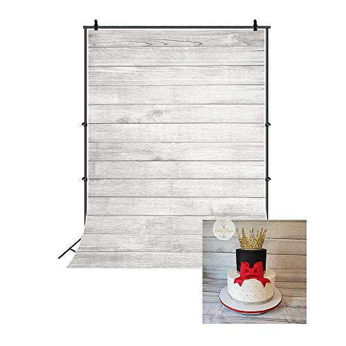 Product Cover LFEEY 3x5ft Wood Backdrops for Photography Grunge Wood Vintage Worn Wooden Boards Background Seamless Backdrop Gray Wood Photo Backgrounds Wood Wall Wrinkle Free Photography Backdrops Photo Studio
