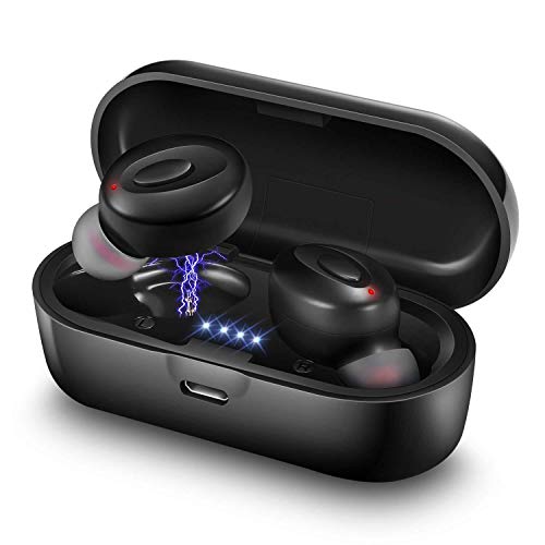 Product Cover Wireless Earbuds, Bluetooth 5.0 Headphones, True Wireless Earbuds Headphones with Deep Bass Stereo Sound, Earphones Bluetooth Wireless with Mic, CVC8.0 Noise Cancelling Bluetooth Headsets for Running