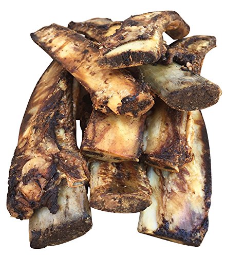 Product Cover K9 Connoisseur Single Ingredient Dog Bones Made In USA From Grass Fed Cattle 8 To 10 Inch Long All Natural Meaty Rib Marrow Filled Bone Chew Treat Best For Medium Breed Dogs Best Upto 50 Pound 16 Pack