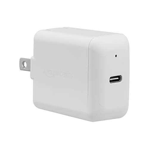 Product Cover AmazonBasics 18W One-Port USB-C Wall Charger for Tablets and Phones with Power Delivery - White