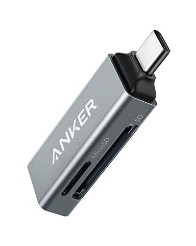Product Cover Anker SD Card Reader, 2-in-1 USB C Memory Card Reader for SDXC, SDHC, SD, MMC, RS-MMC, Micro SDXC, Micro SD, Micro SDHC Card, and UHS-I Cards