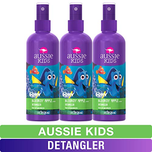Product Cover Aussie Kids Detangler, Finding Dory, Bloomin' Apple, 8 fl oz, Pack of 3