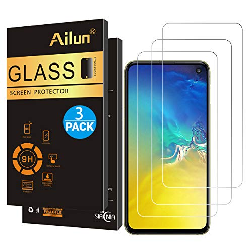 Product Cover Ailun Screen Protector Compatible with Galaxy S10e 5.8 Inch 2019 Only 3 Pack 9H Hardness Tempered Glass Ultra Clear Anti Scratch Case Friendly Siania Retail Package