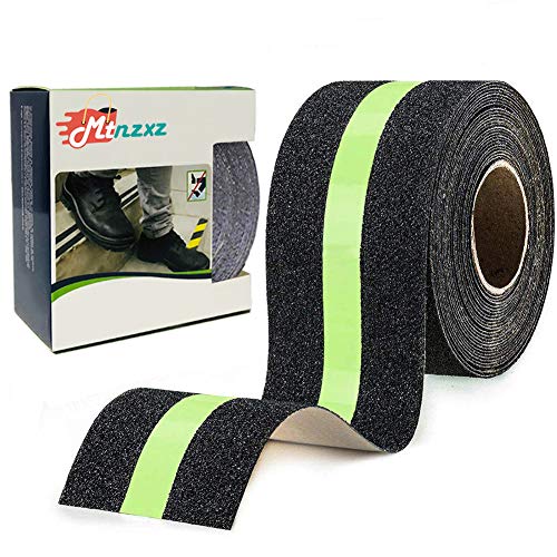 Product Cover Anti Slip Grip Tape, Non-Slip Traction Tapes with Glow in The Dark Reduce The Risk of Slipping for Indoor or Outdoor Stair Tread Step and Other Slippery Surfaces - Keeps You Safe, 2 Inch x 16.4 Foot
