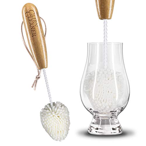 Product Cover CairnCleaner Whiskey Tasting Glass Brush - Also for wine glasses and champagne flutes