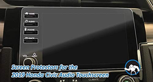 Product Cover Tuff Protect Clear Screen Protectors for 2019 Honda Civic Audio Touch Screen (4 Button Version)