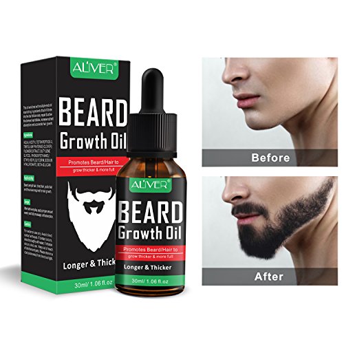 Product Cover Beard Growth Oil, Natural Organic Hair Growth Oil Beard Oil Enhancer Facial Nutrition Moustache Grow Beard Shaping Tool Beard Care Products Hair Loss Products (30ml) (Beard Growth Oil)