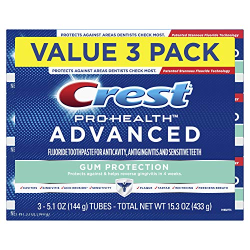 Product Cover Crest Pro-Health Advanced Gum Protection Toothpaste, 5.1 Ounce, 3 Count
