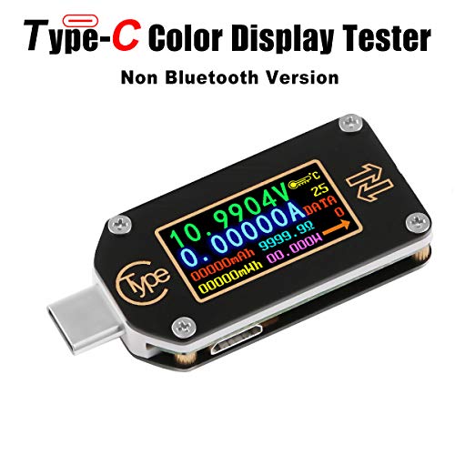 Product Cover MakerHawk USB Power Meter, TC66 USB Tester Type C USB Voltage Meter and Current Tester, 0.96 Inch IPS Color LCD Display Power Tester Multimeter PD Ammeter Voltmeter QC 2.0 3.0