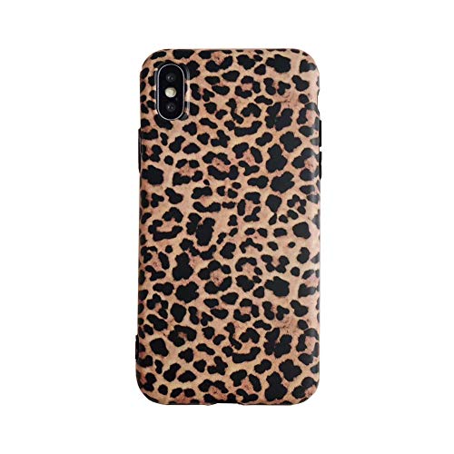 Product Cover YonMeet Leopard Case for iPhone XR Classic Luxury Fashion Protective Flexible Soft Rubber Gel Back Cover Shell Casing (Leopard Pattern, iPhone XR)