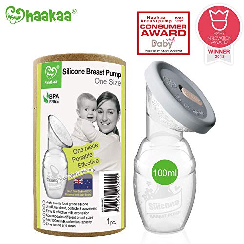 Product Cover Haakaa Manual Breast Pump Milk Saver 4oz/100ml+Lid
