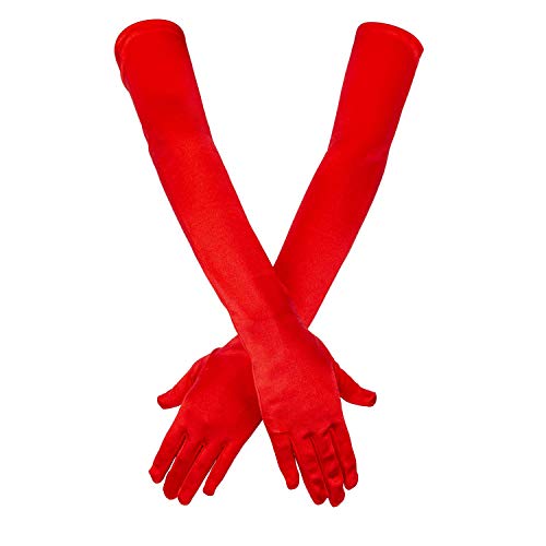 Product Cover SAVITA Long Red Elbow Satin Gloves 21