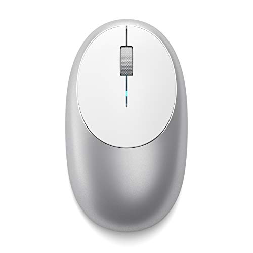 Product Cover Satechi Aluminum M1 Bluetooth Wireless Mouse with Rechargeable Type-C Port - Compatible with Mac Mini, iMac Pro/iMac, MacBook Pro/Air, 2019 iPad, 2018 iPad Pro (Silver)